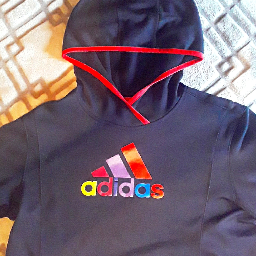 Womans Adidas climawarm pullover hoodie